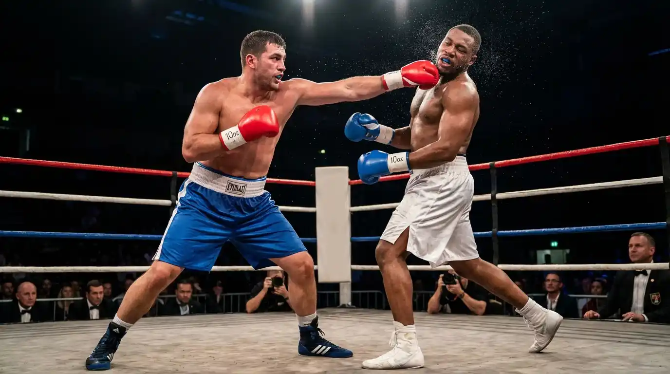 Boxer landet Knockout-Schlag im Ring – K.O. Wette beim Boxen